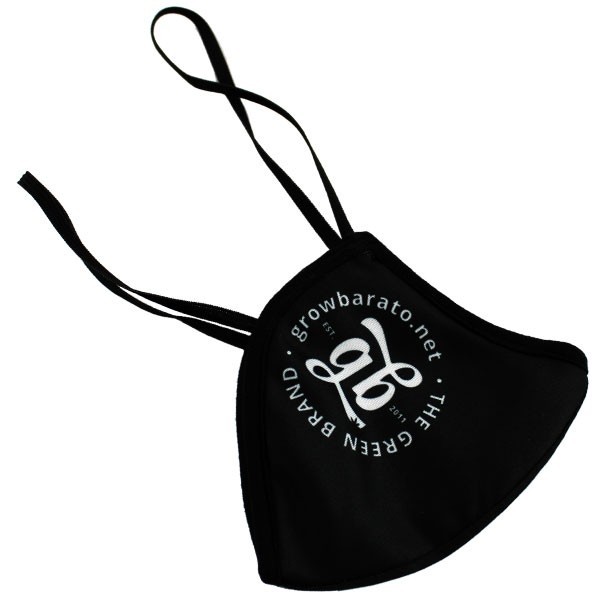 Mascarilla GB - Diseño de hojas, color negro