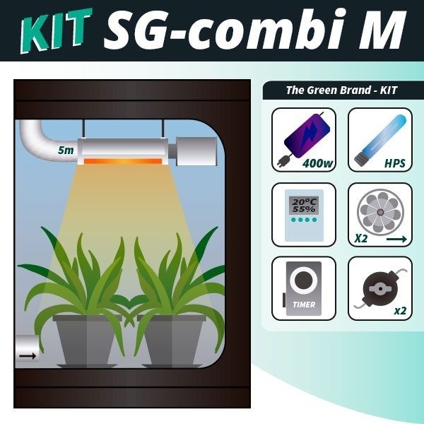 View Kit armario Cultibox SG-combi M | The Green Brand