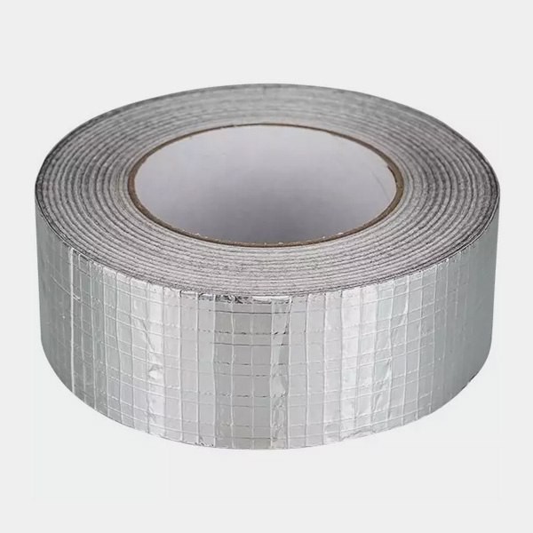 Cinta Adhesiva Aluminio Brillo Metal Reforzada