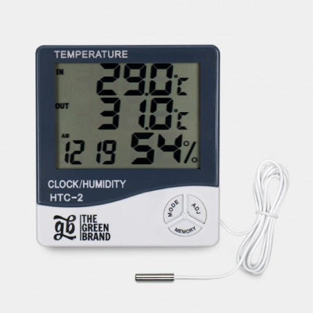 Termohigrómetro Pantalla grande GB con sonda