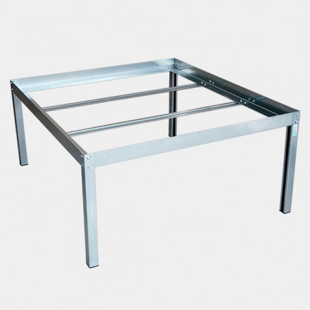 Soporte para bandejas - patas mesa de cultivo