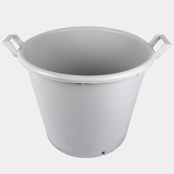 Maceta/contenedor grande blanca con asas 40L