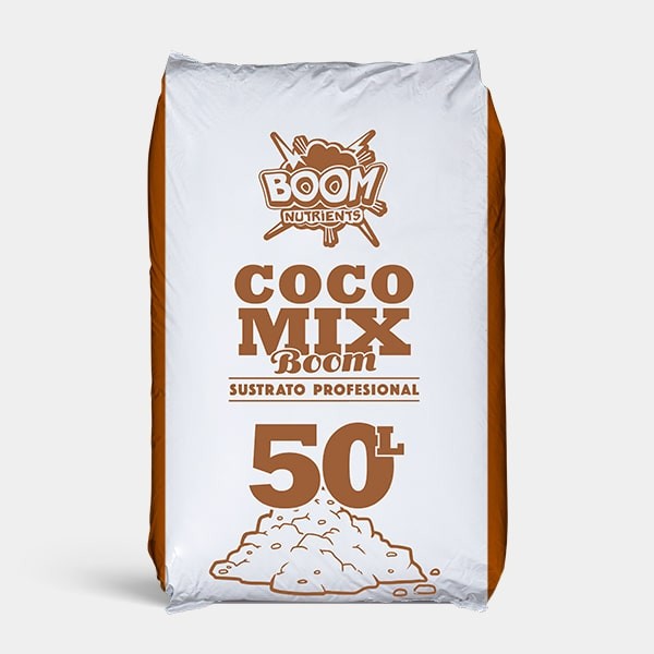 View Coco Mix Boom Sustrato de coco Profesional-Foto Coco Mix Boom Sustrato de coco Profesional 50 L de frente.