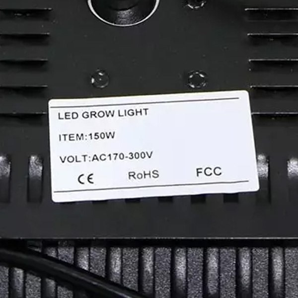 LED COB de Apoyo Waterproof 150w etiqueta