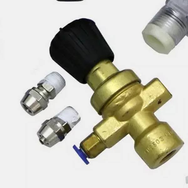 Kit CO2 con bombona desechable 1Kg valvula