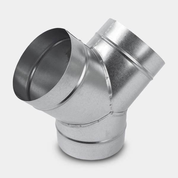 Union en Y Aluminio para Ventilación Cultivo