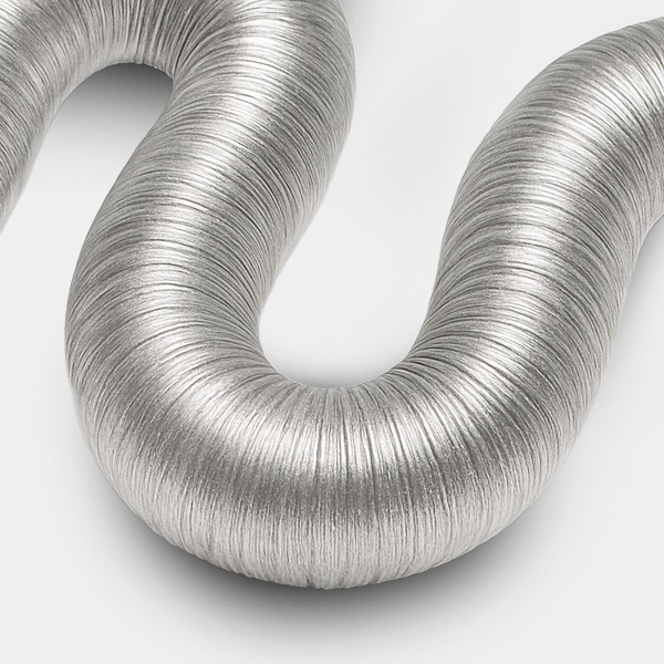 Tubo Aluminio 10m detalle pliegues